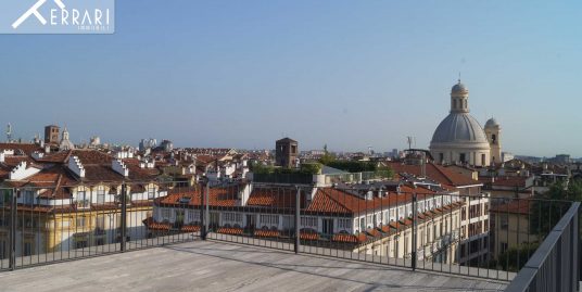 Torino – Penthouse in Quadrilatero Romano area  215 sq m + Double Terraces of 70 sq m