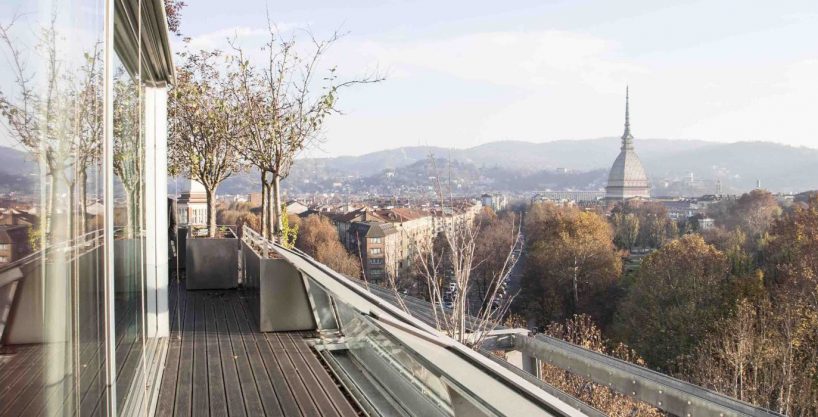 Penthouse of 320 mqs with terraces in Hollywood House, in front of the Royal Gardens (Giardini Reali)